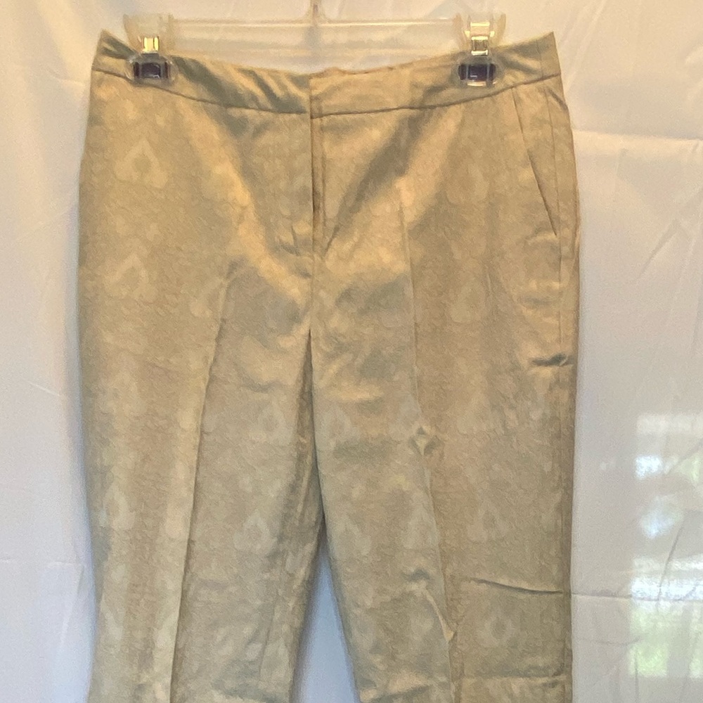Versona size 4 cream brocade pants
